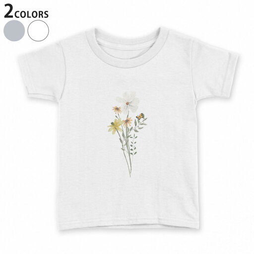 tシャツ キッズ 半袖 白地 デザイン 90 100 110 120 130 140 150 Tシャツ ティーシャツ T shirt 031834 花 蝶々 ホワイト tシャツ キッズ 半袖 白地 デザイン 90 100 110 120 130 140 150 Tシャツ ティーシャツ T shirt 031834 花 蝶々 ホワイト