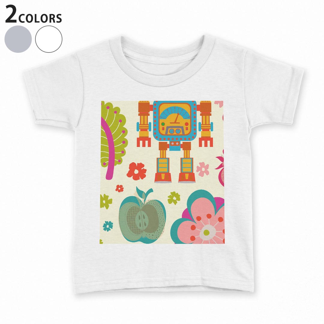 tシャツ キッズ 半袖 白地 デザイン 90 100 110 120 130 140 150 Tシャ ...