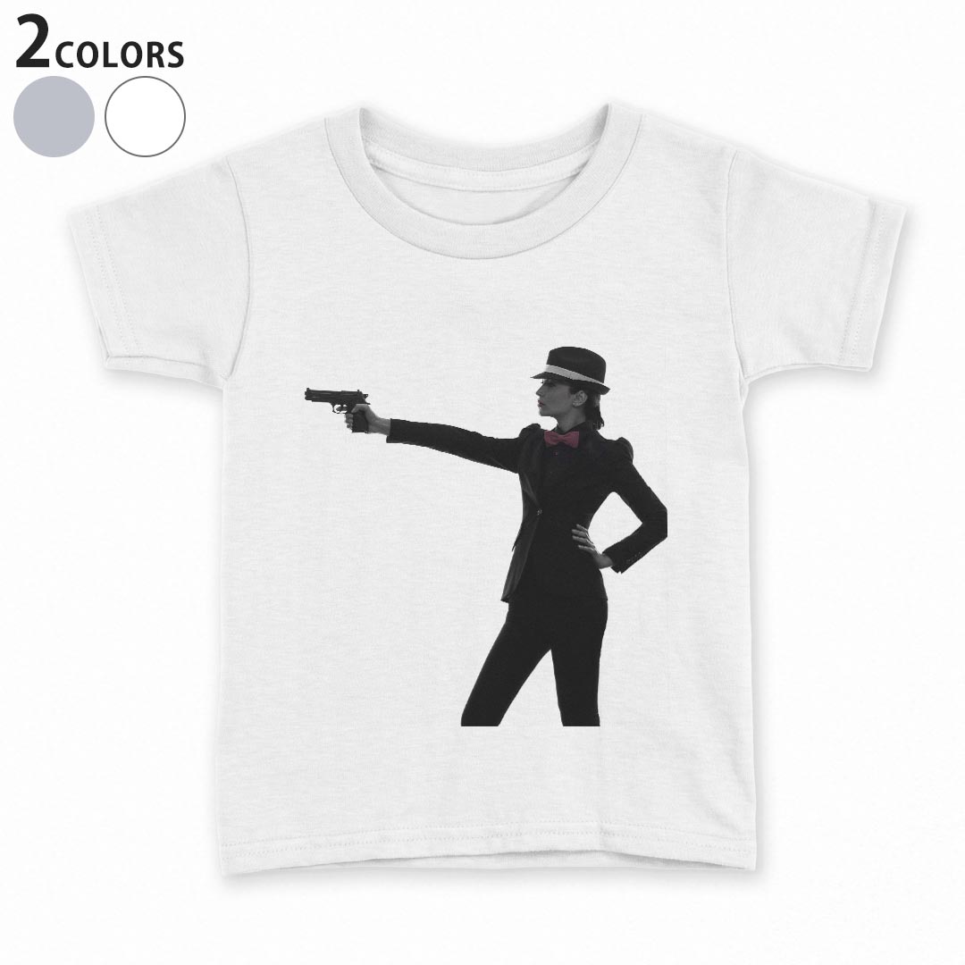 tシャツ キッズ 半袖 白地 デザイン 110 120 130 140 150 Tシャツ ティーシャツ T shirt 004612 外国人　写真　シンプル