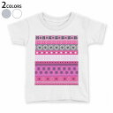 tシャツ キッズ 半袖 白地 デザイン 90 100 110 120 130 140 150 Tシャツ ティーシャツ T shirt 004873 ピンク 模様(4)