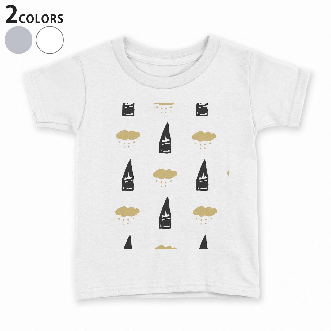 tシャツ キッズ 半袖 白地 灰色 ホワイト グレー デザイン 90 100 110 120 130 140 150 Tシャツ ティーシャツ T shirt上記で使用したデザインTシャツはこちら▼キッズ用Tシャツ　グレー・ホワイト全デザインはこちらから▼ ▼キッズ用Tシャツ　ブラック全デザインはこちらから▼商品特徴・15000デザインから選べる！デザインTシャツ！ ・洗濯も赤ちゃんにも安心なウェアプリント 　UltraChrome DGインクは洗濯に対しても色落ちが少なく、高い堅牢度が実証されています。 ・着心地や素材感にこだわった、上質なTシャツ。 ・1枚でも様になる万能型Tシャツ。 ・「よれない」「透けない」「長持ちする」という三大要素をすべて兼ね備えたTシャツです。 素材 ホワイト：綿　100％ グレー：綿　90％　ポリエステル10％ 注意事項画像はサンプルですので、Tシャツの大きさが若干異なる場合があります。ご覧の環境によっては多少色味に違いを感じる場合がございます。 イメージと違った、モニターと色味が異なるという理由での交換や返金はご対応出来かねます。 写真のカラーは可能な限り実際の商品に色味を近づけていますが、WEBの性質上ご使用のパソコンの設定や環境でカラーが若干異なります。 ご注文後に1点1点制作する受注生産品のため、不良品以外のご返品や交換は固くお断り致します。 機種の選択間違いも保証対象外となりますため、ご注文の際は必ず機種をご確認下さい。発送について完全受注生産のハンドメイド商品となりますので、既製品と比べて発送までお時間を頂いています。 基本的に決済確認後、最大で10営業日での発送となります。繁忙期や休業日明けの場合はさらに時間がかかる場合があります。 その際には別途メールにてご連絡致します。メール便の場合、発送日から到着までに2〜4日ほどかかる場合が多く、紛失などの保障もご対応できかねます。あらかじめご了承下さい。