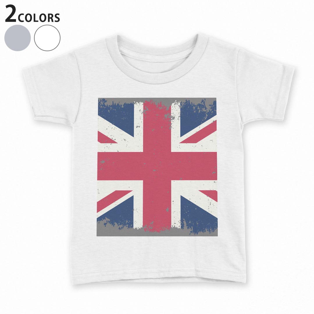 Other - tシャツ キッズ 半袖 白地 デザイン 90 100 110 120 130 140 150 Tシャツ ティーシャツ T shirt 006233 国旗　英国