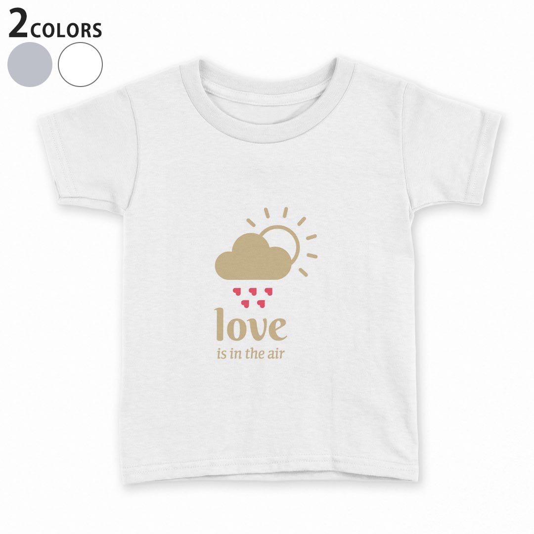 Other - tシャツ キッズ 半袖 白地 デザイン 90 100 110 120 130 140 150 Tシャツ ティーシャツ T shirt 007030 ハート　英語　文字