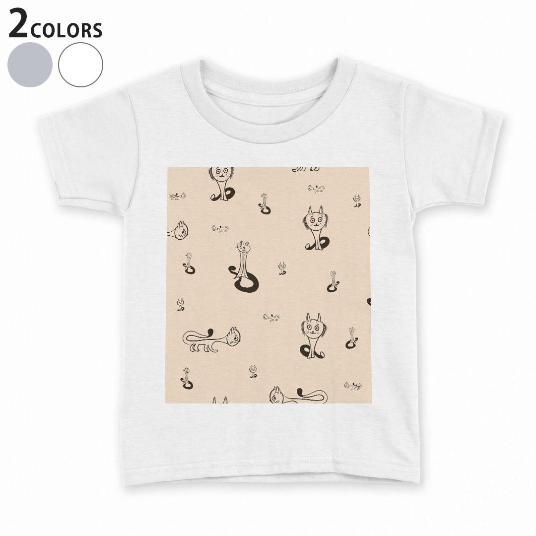tシャツ キッズ 半袖 白地 灰色 ホワイト グレー デザイン 90 100 110 120 130 140 150 Tシャツ ティーシャツ T shirt上記で使用したデザインTシャツはこちら▼キッズ用Tシャツ　グレー・ホワイト全デザインはこちらから▼ ▼キッズ用Tシャツ　ブラック全デザインはこちらから▼商品特徴・15000デザインから選べる！デザインTシャツ！ ・洗濯も赤ちゃんにも安心なウェアプリント 　UltraChrome DGインクは洗濯に対しても色落ちが少なく、高い堅牢度が実証されています。 ・着心地や素材感にこだわった、上質なTシャツ。 ・1枚でも様になる万能型Tシャツ。 ・「よれない」「透けない」「長持ちする」という三大要素をすべて兼ね備えたTシャツです。 素材 ホワイト：綿　100％ グレー：綿　90％　ポリエステル10％ 注意事項画像はサンプルですので、Tシャツの大きさが若干異なる場合があります。ご覧の環境によっては多少色味に違いを感じる場合がございます。 イメージと違った、モニターと色味が異なるという理由での交換や返金はご対応出来かねます。 写真のカラーは可能な限り実際の商品に色味を近づけていますが、WEBの性質上ご使用のパソコンの設定や環境でカラーが若干異なります。 ご注文後に1点1点制作する受注生産品のため、不良品以外のご返品や交換は固くお断り致します。 選択間違いも保証対象外となりますため、ご注文の際は必ずサイズやカラーをご確認下さい。洗濯の際は、商品の色あせを避けるため手洗いをおすすめします。 つけ置き洗いは避けてください。 タンブラー乾燥はお控えください。発送について完全受注生産のハンドメイド商品となりますので、既製品と比べて発送までお時間を頂いています。 基本的に決済確認後、最大で10営業日での発送となります。繁忙期や休業日明けの場合はさらに時間がかかる場合があります。 その際には別途メールにてご連絡致します。メール便の場合、発送日から到着までに2〜4日ほどかかる場合が多く、紛失などの保障もご対応できかねます。あらかじめご了承下さい。