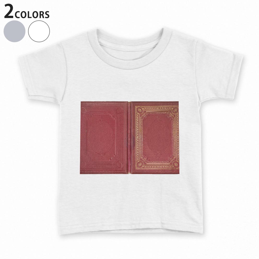 T-Shirts （Short Sleeve） - tシャツ キッズ 半袖 白地 デザイン 90 100 110 120 130 140 150 Tシャツ ティーシャツ T shirt 010280 レトロ　赤　模様