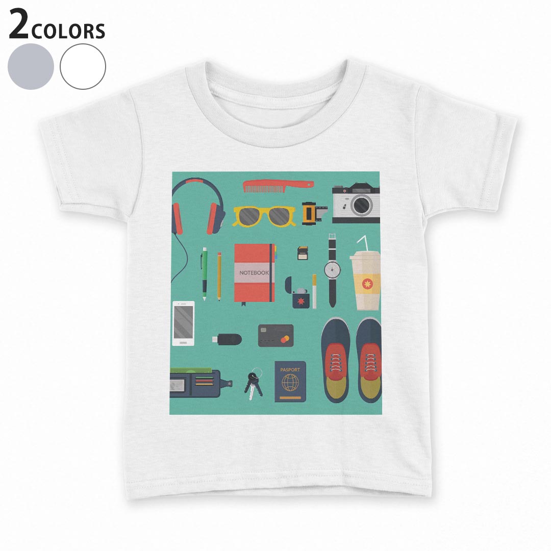 tシャツ キッズ 半袖 白地 デザイン 90 100 110 120 130 140 150 Tシャツ ティーシャツ T shirt 010329 おしゃれ　ファッション　カメラ