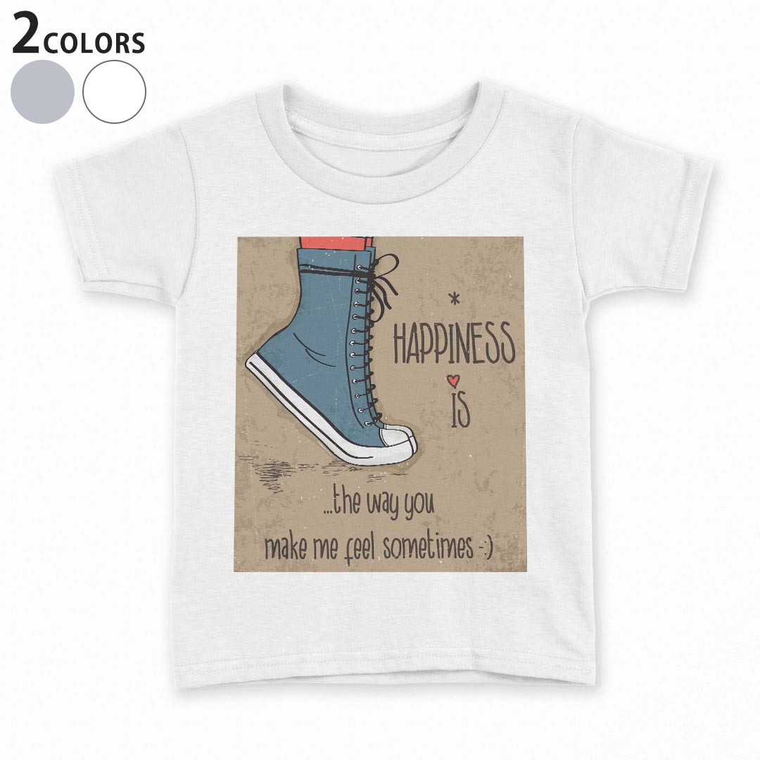 tシャツ キッズ 半袖 白地 デザイン 90 100 110 120 130 140 150 Tシャツ ティーシャツ T shirt 010856 靴 おしゃれ ファッション