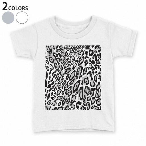tシャツ キッズ 半袖 白地 デザイン 90 100 110 120 130 140 150 Tシャツ ティーシャツ T shirt 011584 ヒョウ柄 アニマル柄 白黒 tシャツ キッズ 半袖 白地 デザイン 90 100 110 120 130 140 150 Tシャツ ティーシャツ T shirt 011584 ヒョウ柄 アニマル柄 白黒