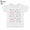 tシャツ キッズ 半袖 白地 デザイン 90 100 110 120 130 140 150 Tシャツ ティーシャツ T shirt 012027 三角 シンプル 柄(4)