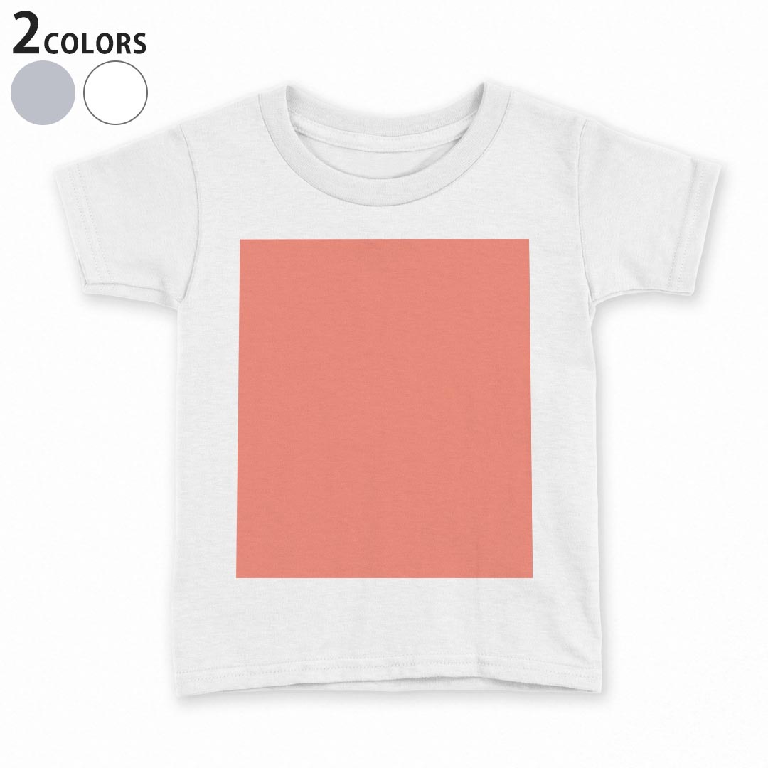 T-Shirts （Half Sleeves） - tシャツ キッズ 半袖 白地 デザイン 90 100 110 120 130 140 150 Tシャツ ティーシャツ T shirt 012234 ピンク　単色　シンプル