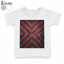 tシャツ キッズ 半袖 白地 デザイン 110 120 130 140 150 Tシャツ ティーシャツ T shirt 013285 かっこいい 黒 バツ