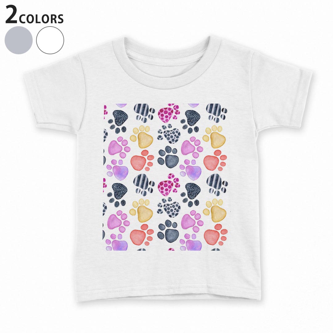 tシャツ キッズ 半袖 白地 灰色 ホワイト グレー デザイン 90 100 110 120 130 140 150 Tシャツ ティーシャツ T shirt上記で使用したデザインTシャツはこちら▼キッズ用Tシャツ　グレー・ホワイト全デザインはこちらから▼ ▼キッズ用Tシャツ　ブラック全デザインはこちらから▼商品特徴・15000デザインから選べる！デザインTシャツ！ ・洗濯も赤ちゃんにも安心なウェアプリント 　UltraChrome DGインクは洗濯に対しても色落ちが少なく、高い堅牢度が実証されています。 ・着心地や素材感にこだわった、上質なTシャツ。 ・1枚でも様になる万能型Tシャツ。 ・「よれない」「透けない」「長持ちする」という三大要素をすべて兼ね備えたTシャツです。 素材 ホワイト：綿　100％ グレー：綿　90％　ポリエステル10％ 注意事項画像はサンプルですので、Tシャツの大きさが若干異なる場合があります。ご覧の環境によっては多少色味に違いを感じる場合がございます。 イメージと違った、モニターと色味が異なるという理由での交換や返金はご対応出来かねます。 写真のカラーは可能な限り実際の商品に色味を近づけていますが、WEBの性質上ご使用のパソコンの設定や環境でカラーが若干異なります。 ご注文後に1点1点制作する受注生産品のため、不良品以外のご返品や交換は固くお断り致します。 選択間違いも保証対象外となりますため、ご注文の際は必ずサイズやカラーをご確認下さい。洗濯の際は、商品の色あせを避けるため手洗いをおすすめします。 つけ置き洗いは避けてください。 タンブラー乾燥はお控えください。発送について完全受注生産のハンドメイド商品となりますので、既製品と比べて発送までお時間を頂いています。 基本的に決済確認後、最大で10営業日での発送となります。繁忙期や休業日明けの場合はさらに時間がかかる場合があります。 その際には別途メールにてご連絡致します。メール便の場合、発送日から到着までに2〜4日ほどかかる場合が多く、紛失などの保障もご対応できかねます。あらかじめご了承下さい。