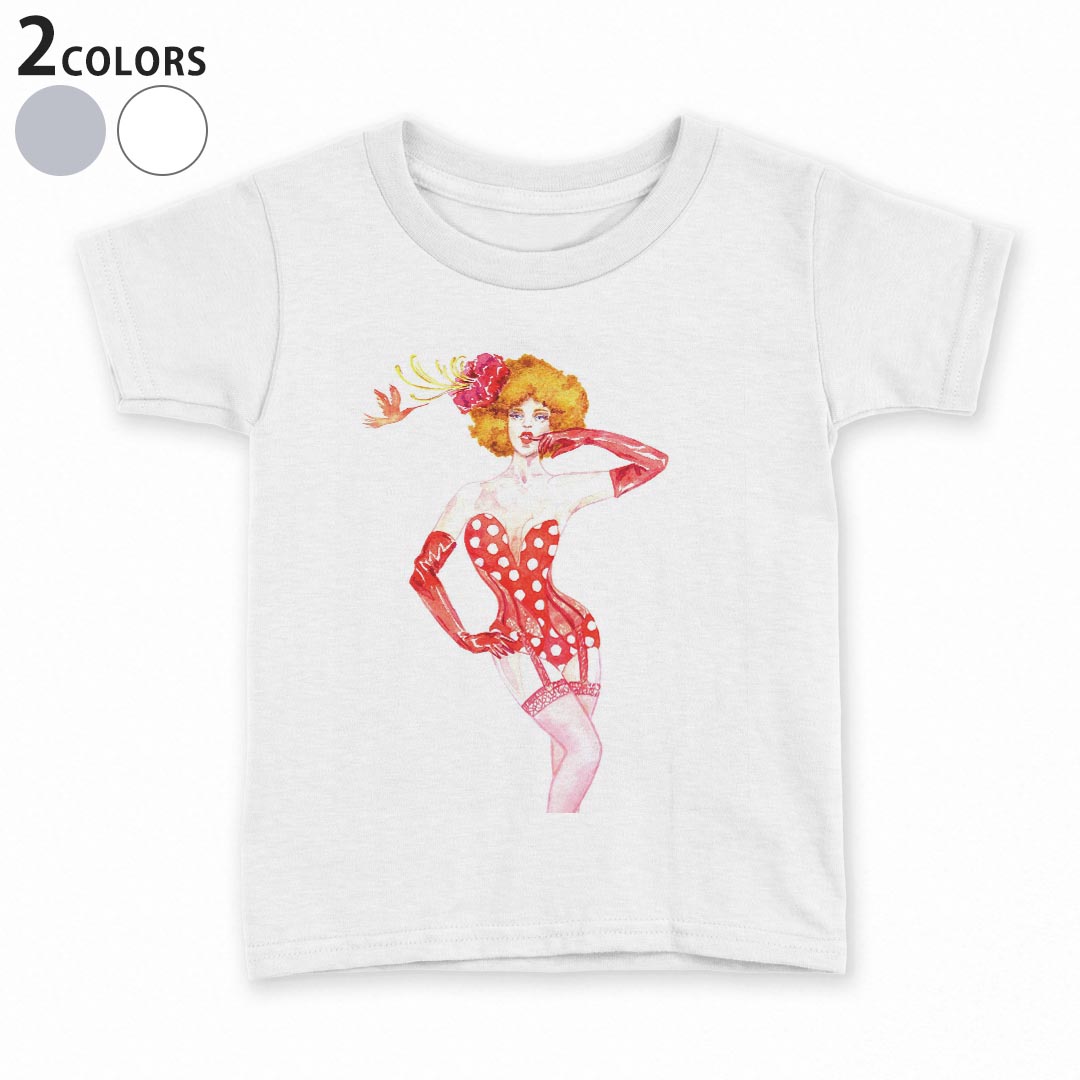 Other - tシャツ キッズ 半袖 白地 デザイン 90 100 110 120 130 140 150 Tシャツ ティーシャツ T shirt 014386 人物　ファッション　水玉