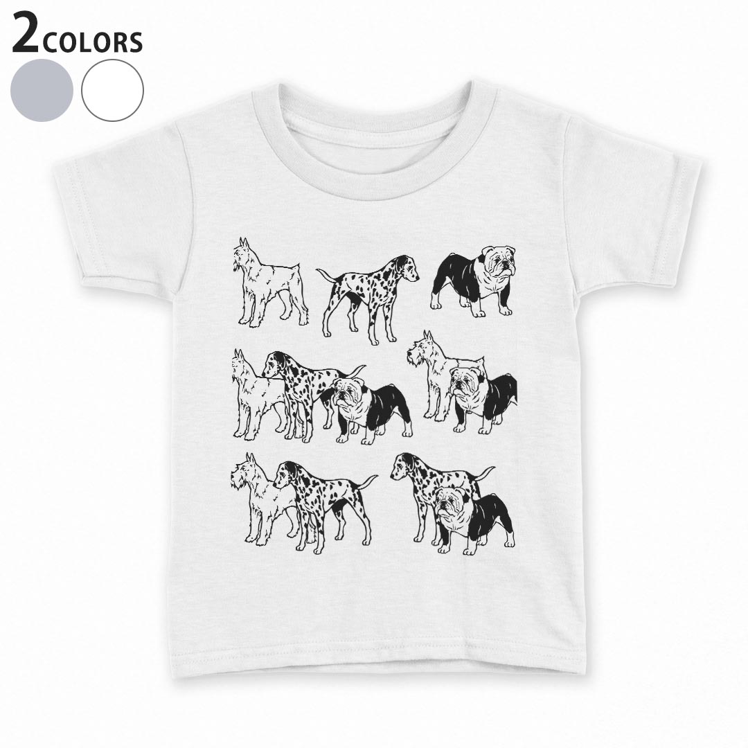 Rakuten - tシャツ キッズ 半袖 白地 デザイン 90 100 110 120 130 140 150 Tシャツ ティーシャツ T shirt 014614 犬　動物　アニマル