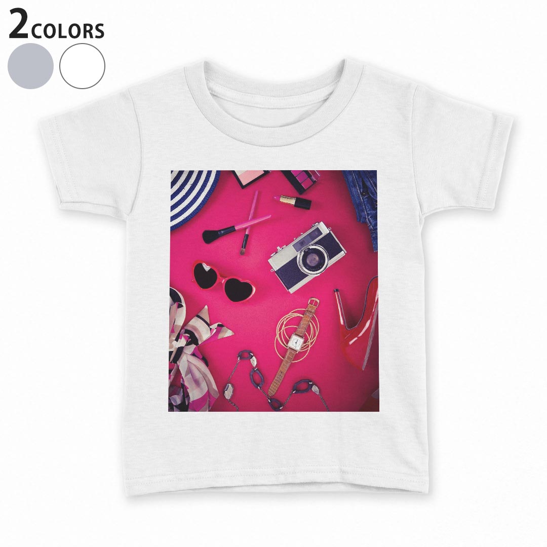 tシャツ キッズ 半袖 白地 デザイン 90 100 110 120 130 140 150 Tシャツ ティーシャツ T shirt 014657 ファッション おしゃれ カメラ