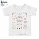 tシャツ キッズ 半袖 白地 デザイン 90 100 110 120 130 140 150 Tシャツ ティーシャツ T shirt 015337 母の日 バラ...