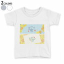 tシャツ キッズ 半袖 白地 デザイン 90 100 110 120 130 140 150 Tシャツ ティーシャツ T shirt 015380 父の日 バラ 蝶