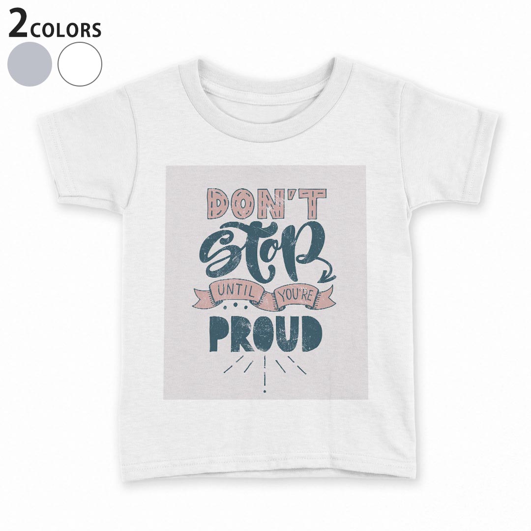 Other - tシャツ キッズ 半袖 白地 デザイン 90 100 110 120 130 140 150 Tシャツ ティーシャツ T shirt 015907 文字　英語　おしゃれ