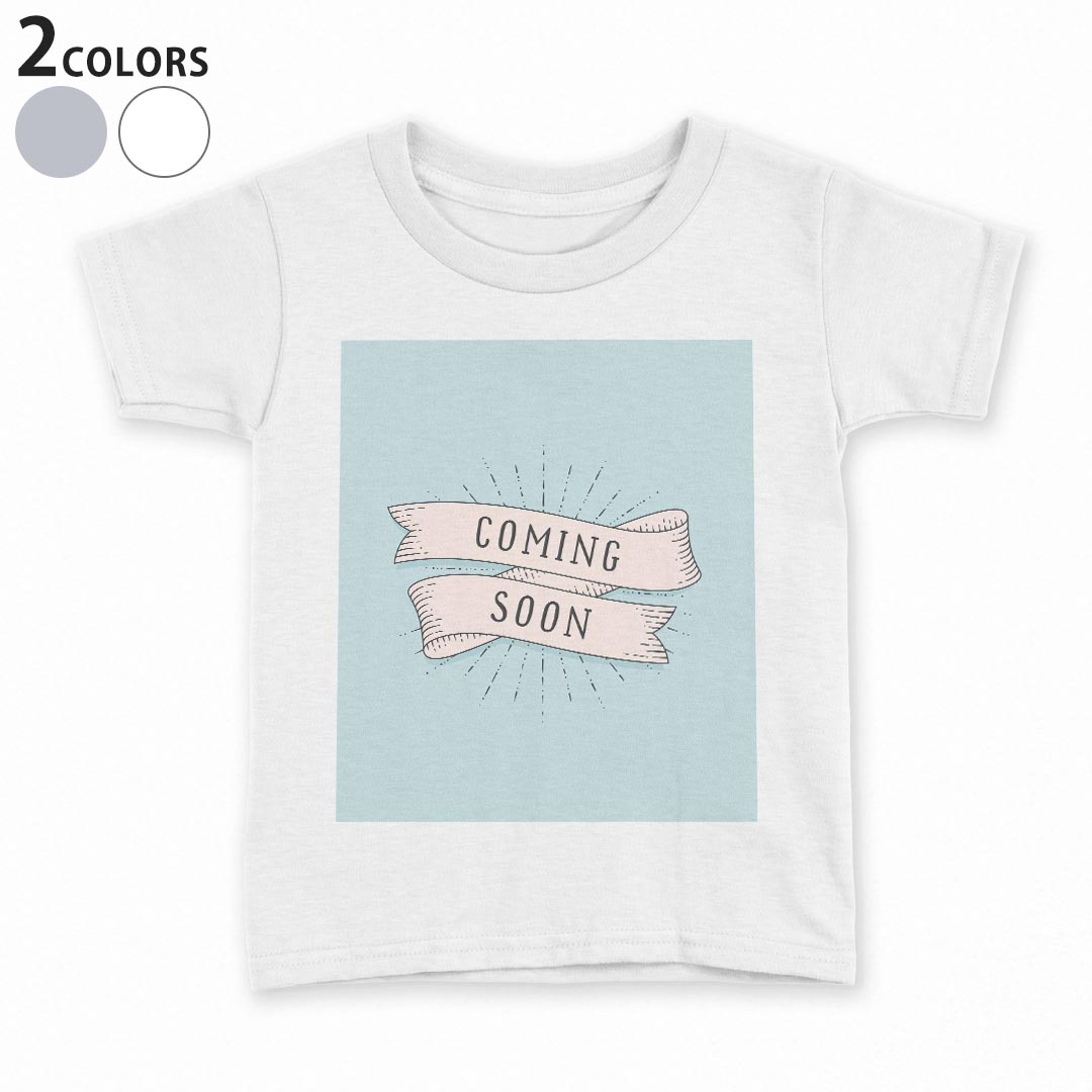 tシャツキッズ半袖白地デザイン90...