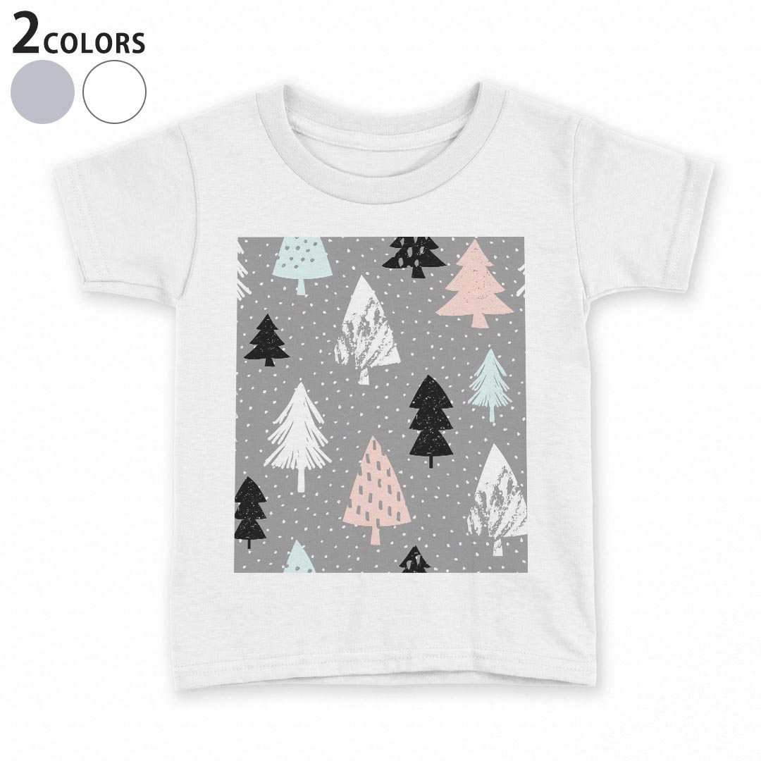 tシャツ キッズ 半袖 白地 デザイン 90 100 110 120 130 140 150 Tシャツ ティーシャツ T shirt 016380 木 絵