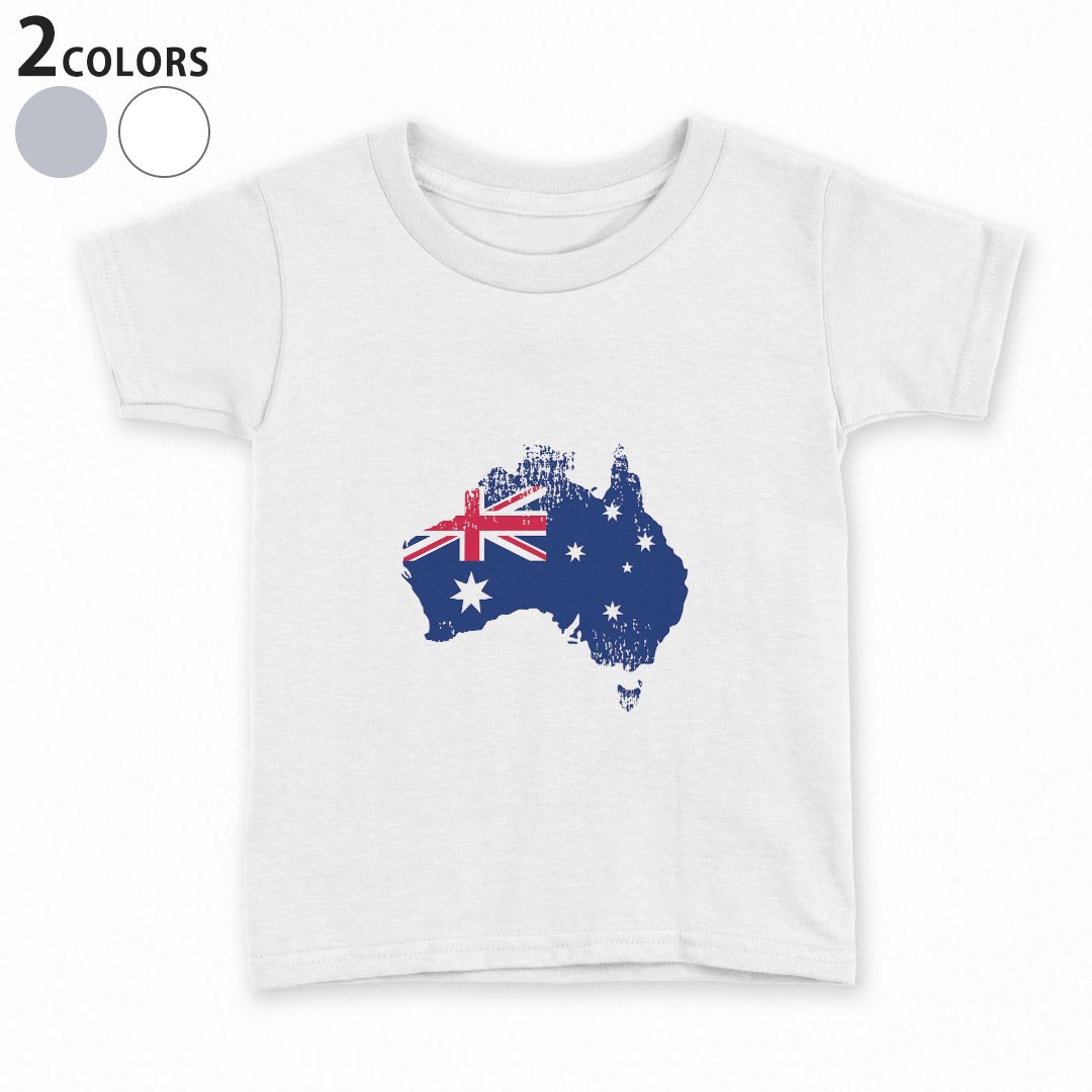 tシャツ キッズ 半袖 白地 デザイン 90 100 110 120 130 140 150 Tシャツ ティーシャツ T shirt 018765 australia オーストラリア