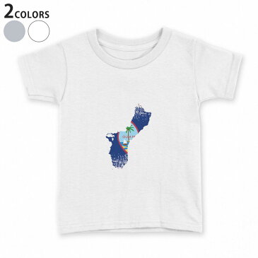 tシャツ キッズ 半袖 白地 デザイン 110 120 130 140 150 Tシャツ ティーシャツ T shirt 018839 guam グアム