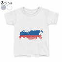 tシャツ キッズ 半袖 白地 デザイン 110 120 130 140 150 Tシャツ ティーシャツ T shirt 018930 russia ロシア