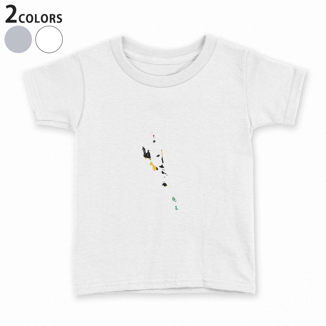 tシャツ キッズ 半袖 白地 デザイン 90 100 110 120 130 140 150 Tシャツ ティーシャツ T shirt 018981 vanuatu バヌアツ