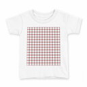 tシャツ キッズ 半袖 白地 デザイン 160 サイズ Tシャツ ティーシャツ T shirt 000111 チェック ギンガム ピンク(4)