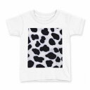 tシャツ キッズ 半袖 白地 デザイン 140 サイズ Tシャツ ティーシャツ T shirt 000197 牛 牛柄 模様(4)