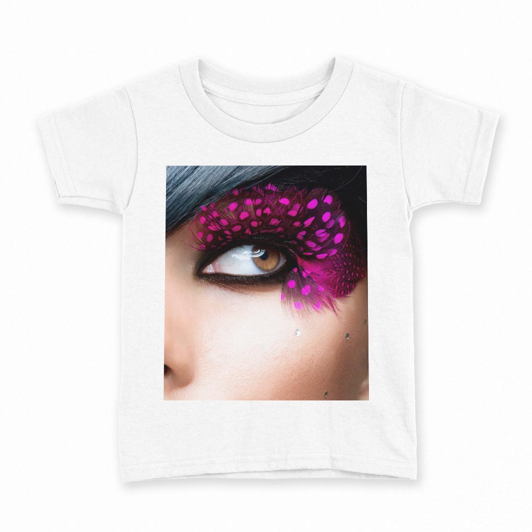 tシャツ キッズ 半袖 白地 デザイン 150 サイズ Tシャツ ティーシャツ T shirt 000435 女の人