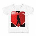 tシャツ キッズ 半袖 白地 デザイン 160 サイズ Tシャツ ティーシャツ T shirt 000830 ハート チェッカー柄(4)