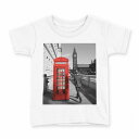 tシャツ キッズ 半袖 白地 デザイン 90 Tシャツ ティーシャツ T shirt 000923 風景 街(4)