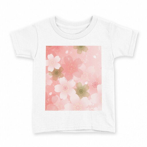 tシャツ キッズ 半袖 白地 デザイン 90 Tシャツ ティーシャツ T shirt 000987 桜 花 tシャツ キッズ 半袖 白地 デザイン 90 Tシャツ ティーシャツ T shirt 000987 桜 花