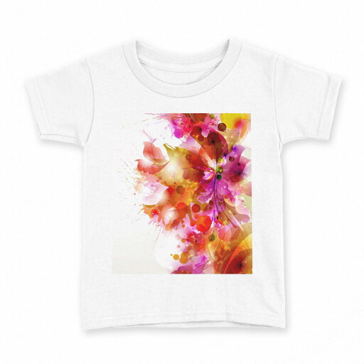 tシャツ キッズ 半袖 白地 デザイン 150 サイズ Tシャツ ティーシャツ T shirt 001203 花 カラフル tシャツ キッズ 半袖 白地 デザイン 150 サイズ Tシャツ ティーシャツ T shirt 001203 花 カラフル