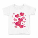 tシャツ キッズ 半袖 白地 デザイン 140 サイズ Tシャツ ティーシャツ T shirt 001616 ハート かわいい(4)