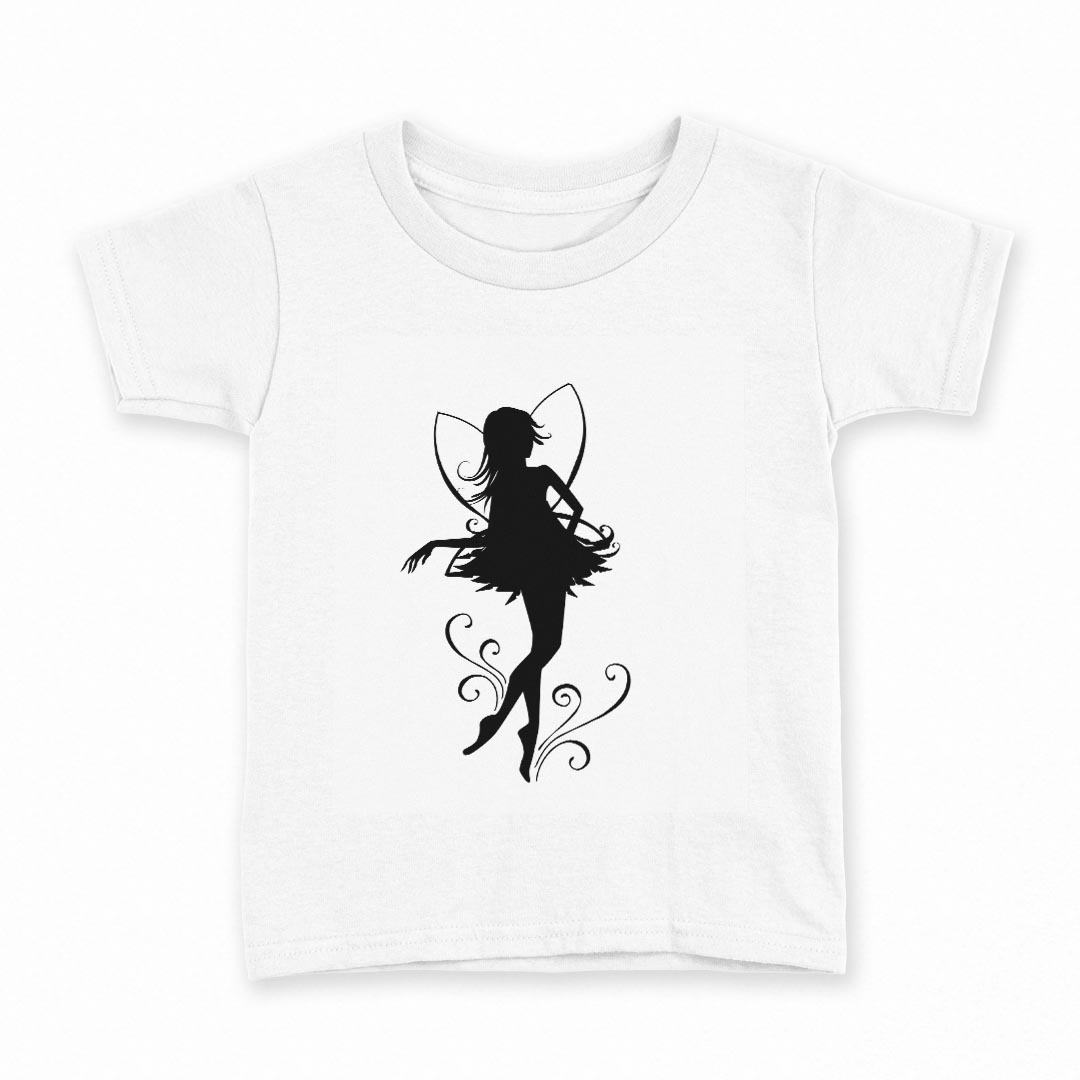 tシャツ キッズ 半袖 白地 デザイン 90 Tシャツ ティーシャツ T shirt 001641 妖精　女の子