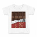 tシャツ キッズ 半袖 白地 デザイン 120 サイズ Tシャツ ティーシャツ T shirt 002443 チョコレート ブラウン(4)