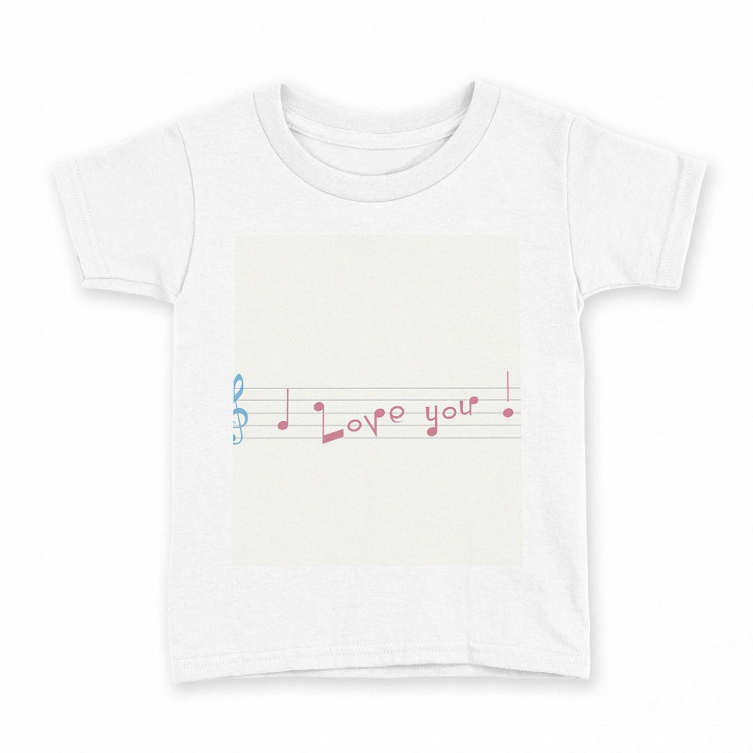 tシャツ キッズ 半袖 白地 デザイン 160 サイズ Tシャツ ティーシャツ T shirt 002545 英語　文字　音楽