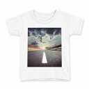 tシャツ キッズ 半袖 白地 デザイン 140 サイズ Tシャツ ティーシャツ T shirt 002583 景色 風景 写真(4)