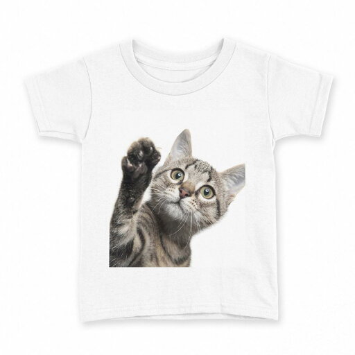 tシャツ キッズ 半袖 白地 デザイン 120 サイズ Tシャツ ティーシャツ T shirt 002674 猫 動物 写真 tシャツ キッズ 半袖 白地 デザイン 120 サイズ Tシャツ ティーシャツ T shirt 002674 猫 動物 写真