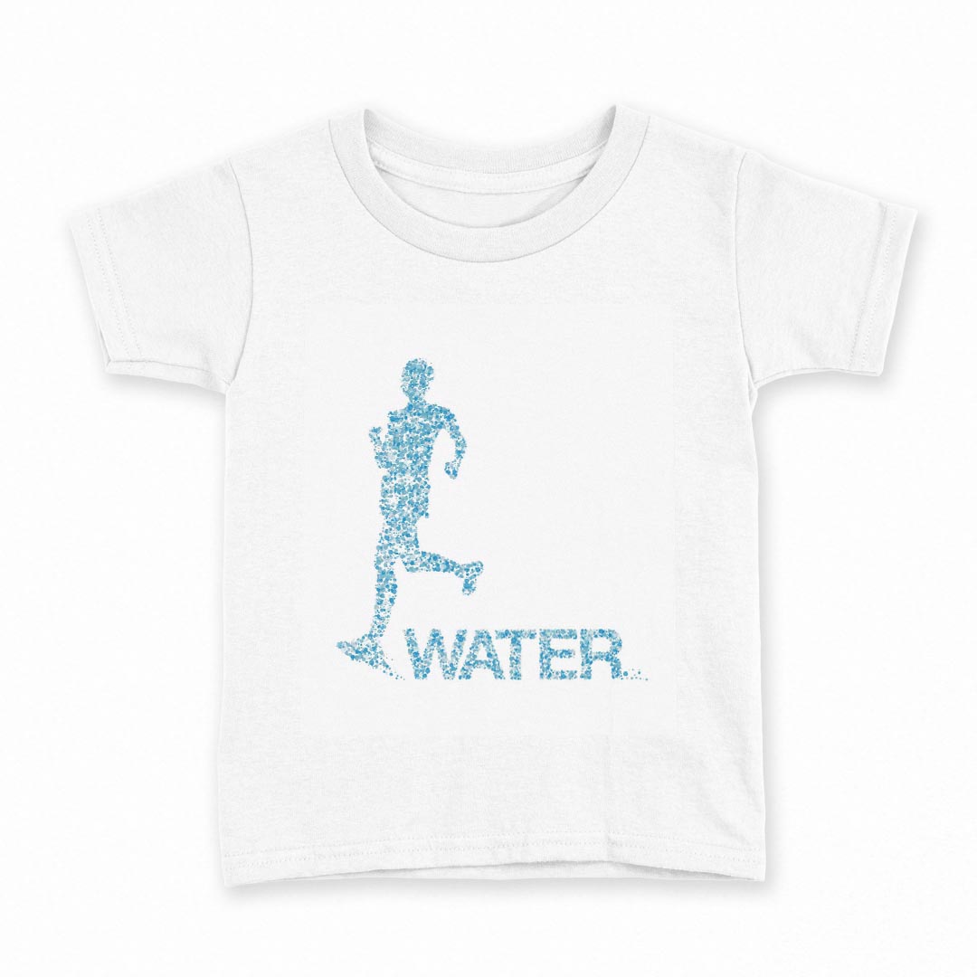 tシャツ キッズ 半袖 白地 デザイン 150 サイズ Tシャツ ティーシャツ T shirt 002829 スポーツ　シンプル　青