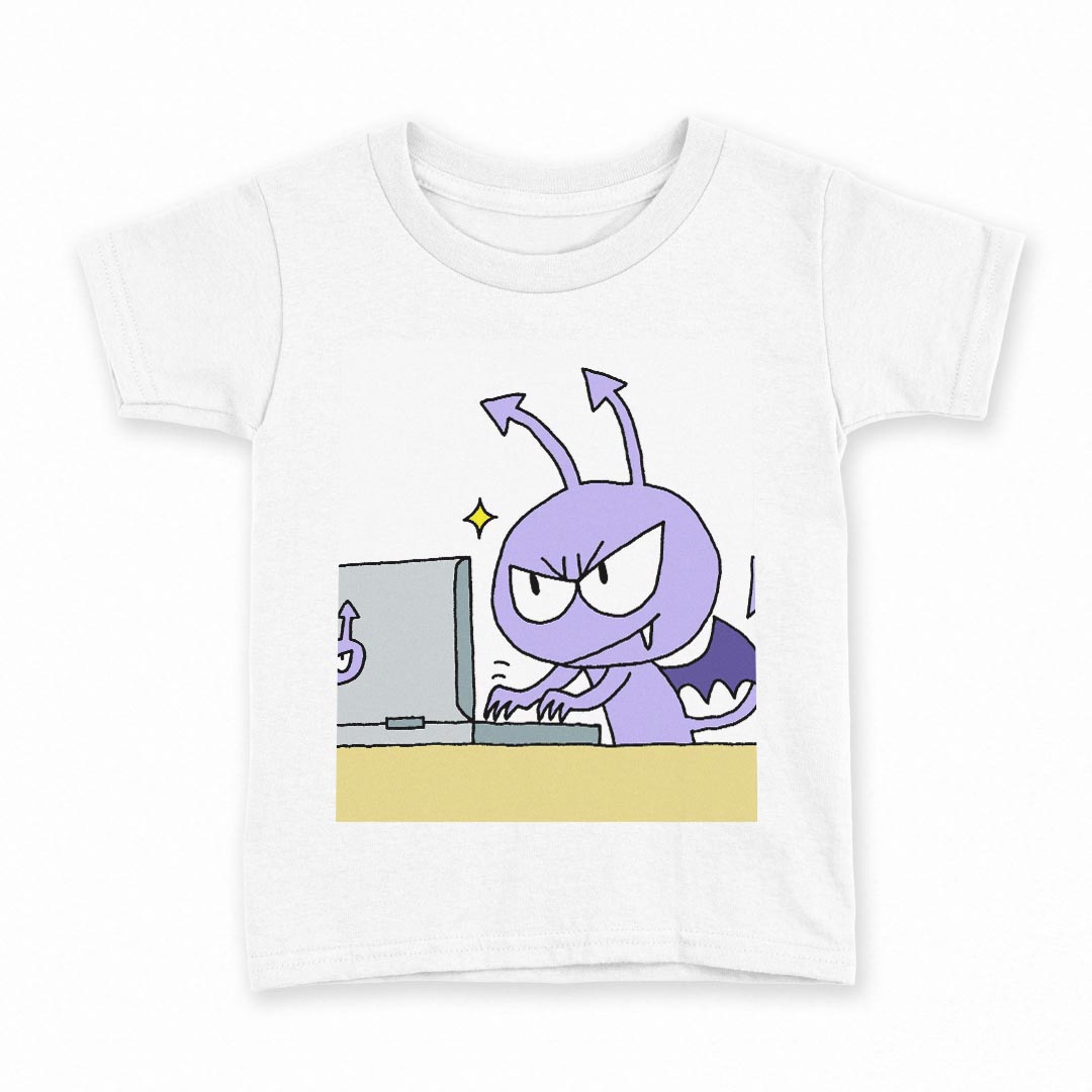 tシャツ キッズ 半袖 白地 デザイン 120 サイズ Tシャツ ティーシャツ T shirt 002917 キャラクター　イラスト