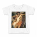 tシャツ キッズ 半袖 白地 デザイン 160 サイズ Tシャツ ティーシャツ T shirt 003229 人物 絵画 イラスト(4)