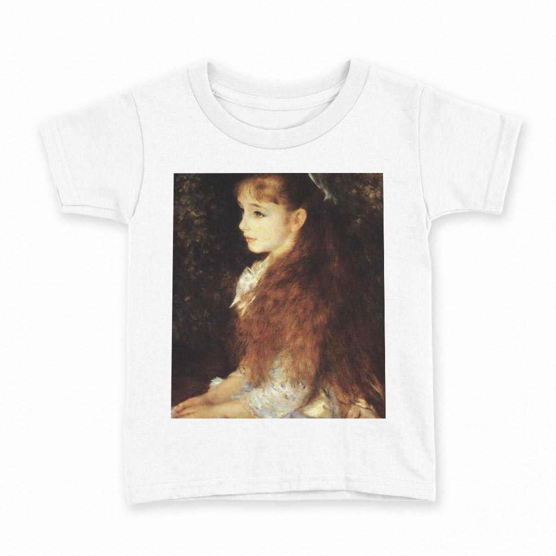 乐天商城 - tシャツ キッズ 半袖 白地 デザイン 90 Tシャツ ティーシャツ T shirt 003238 人物　絵画　イラスト
