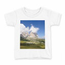 tシャツ キッズ 半袖 白地 デザイン 110 サイズ Tシャツ ティーシャツ T shirt 003260 外国 写真 景色 風景(4)