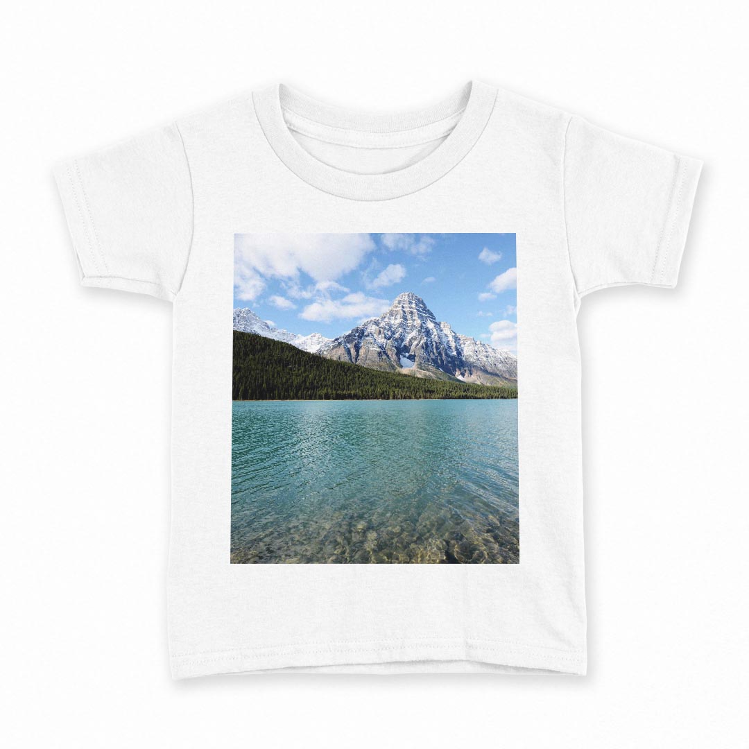 tシャツ キッズ 半袖 白地 デザイン 110 サイズ Tシャツ ティーシャツ T shirt 003291 外国 写真 景色 風景
