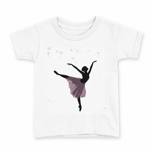 tシャツ キッズ 半袖 白地 デザイン 90 Tシャツ ティーシャツ T shirt 003641 人物 バレエ シンプル tシャツ キッズ 半袖 白地 デザイン 90 Tシャツ ティーシャツ T shirt 003641 人物 バレエ シンプル