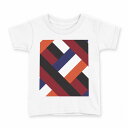 tシャツ キッズ 半袖 白地 デザイン 160 サイズ Tシャツ ティーシャツ T shirt 003774 模様 カラフル(4)