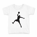 tシャツ キッズ 半袖 白地 デザイン 110 サイズ Tシャツ ティーシャツ T shirt 020046 スポーツ バスケット(4)